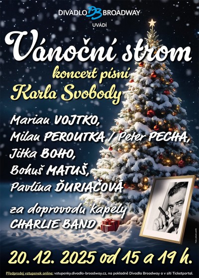 Vánoční strom - 20. 12. 2025 od 15 a 19 h